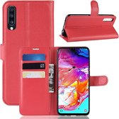 Samsung Galaxy A70 Hoesje - Book Case - Rood