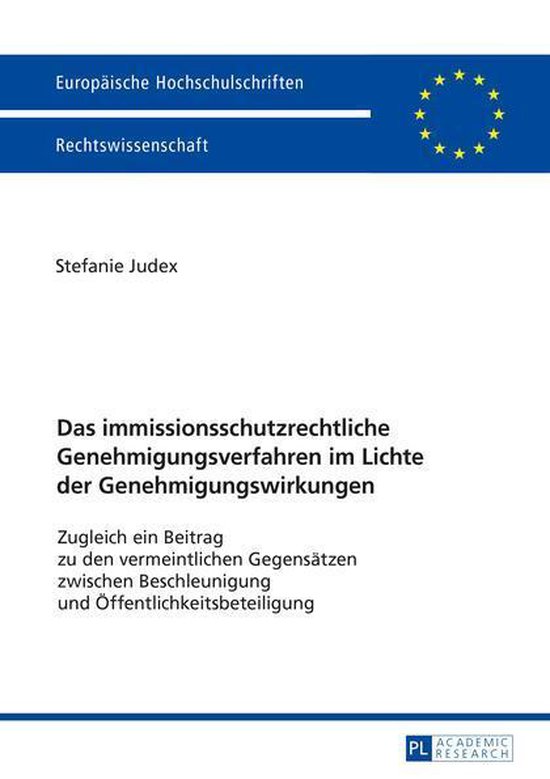 Europaeische Hochschulschriften Recht 5857 - Das immissionss ... - cover