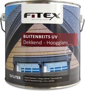 Fitex-Buitenbeits UV-Hoogglans-Gelders Blauw U4.15.10 2,5 liter