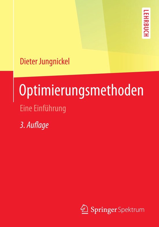 Springer-Lehrbuch - Optimierungsmethoden - cover