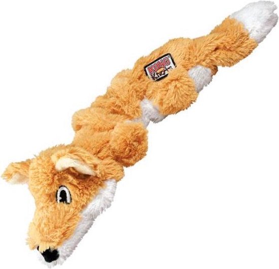 Kong Scrunch Knots Vos S - Kauwspeelgoed - Multi