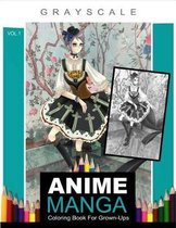 Anime Manga Coloring Book for Grown-Ups Vol.1