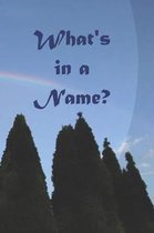 What's in a Name?