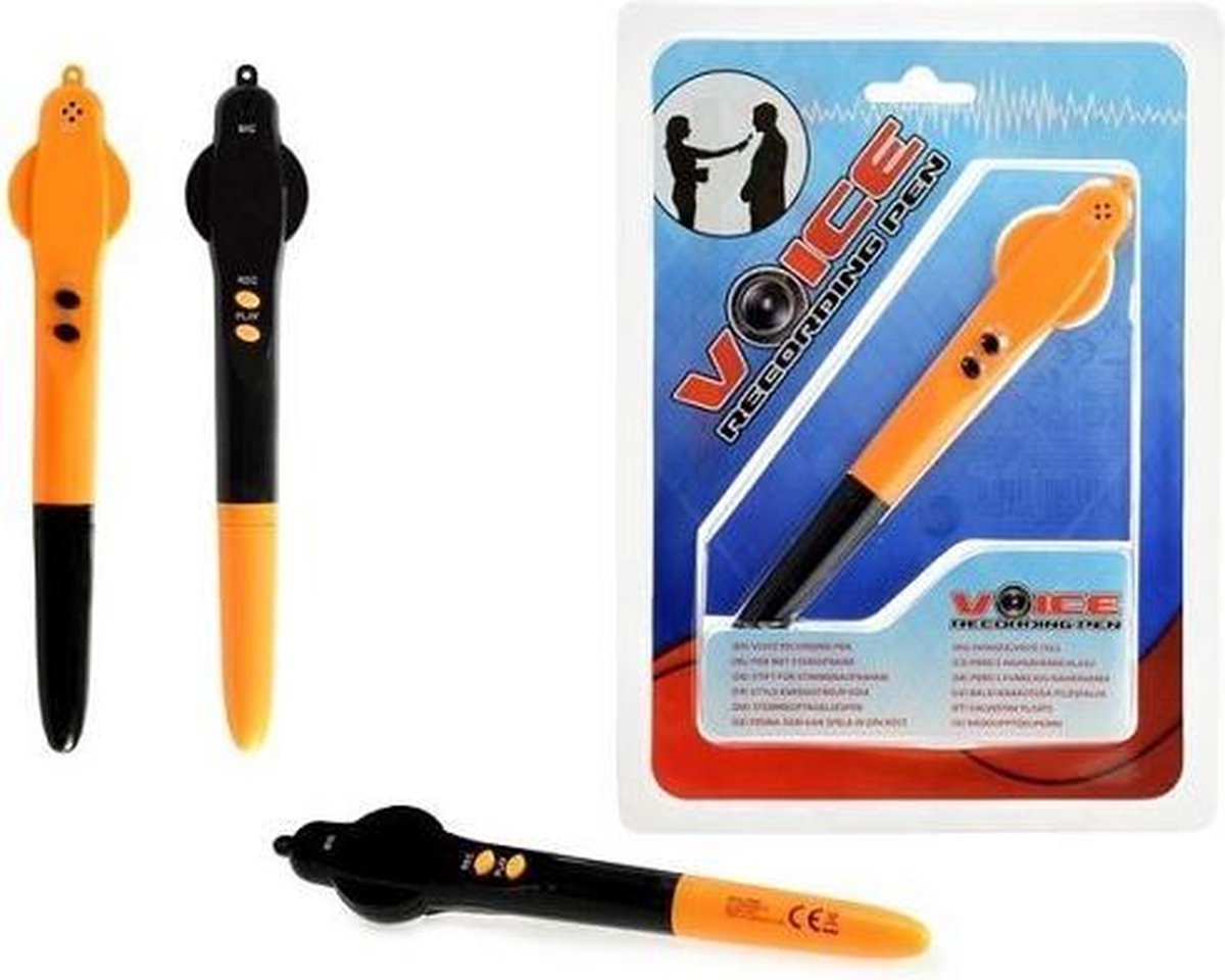 Spy voice recorder pen