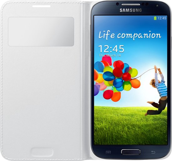 Graden Celsius Horen van het laatste Originele Samsung Galaxy S4 S-View Cover Wit | bol.com
