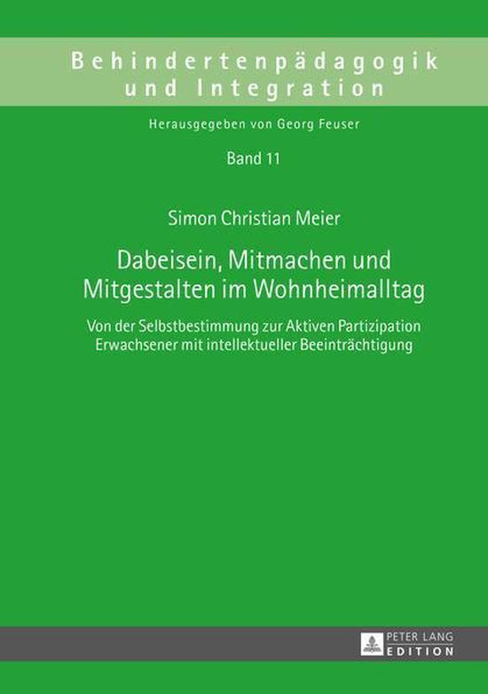 Behindertenpaedagogik und Integration 11 - Dabeisein, Mitmac ... - cover