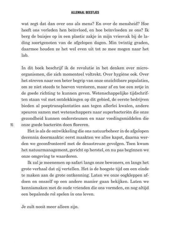 Allemaal beestjes