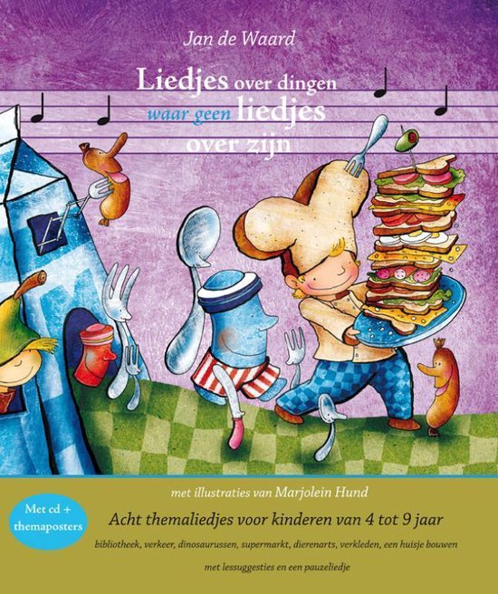 Liedjes Over Dingen Waar Geen Liedjes Over Zijn + Cd En 8 Posters, J. de Waard bol