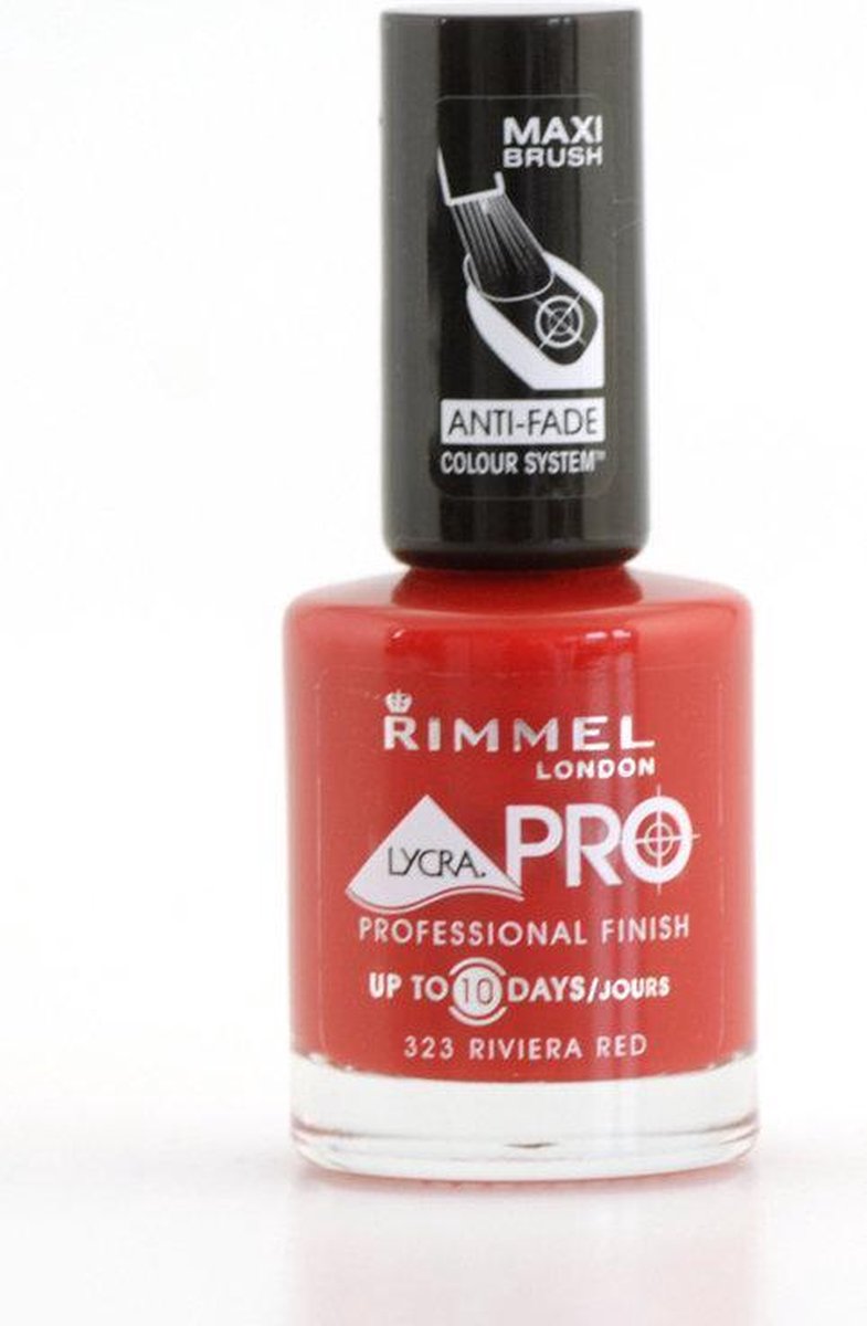 Goedkoopste Rimmel London Lycra Colour Memory Nagellak - 323 Rivera Red