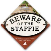 Beware of the Staffie
