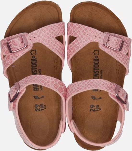 Birkenstock Rio Magic Snake sandalen roze - Maat 25 | Bestel nu!