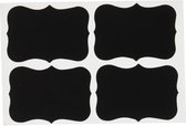 Krijtbord stickers - etiketten / label / blackboard / keuken - 5 x 3.5 cm - 8 stuks - LeuksteWinkeltje