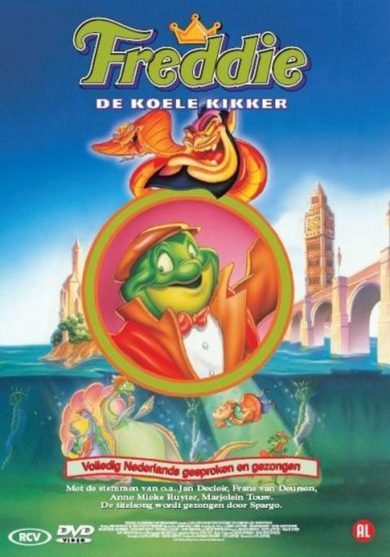 Cover van de film 'Freddie De Koele Kikker'