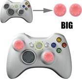 Thumb grips - Controller Thumbgrips - Joystick Cap - Thumbsticks - Thumb Grip Cap geschikt voor Playstation PS4 en Xbox - 2 stuks Groot 8 dots extra grip Roze