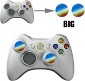 Thumb grips - Controller Thumbgrips - Joystick Cap - Thumbsticks - Thumb Grip Cap geschikt voor Playstation PS4 en Xbox - 2 stuks Groot 8 dots extra grip Multicolor Regenboog
