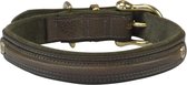 Happy-House Halsband Luxe Bruin - Hondenhalsband - 38-45 cm