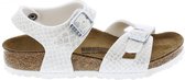 Birkenstock - Rio -  - Meisjes - Maat 28 - Beige - Snake White Birko-Flor Magic
