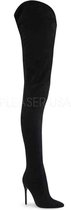 COURTLY-4017 - (EU 38 = US 8) - 5 Crotch High Boot, 6/7 Side Zip