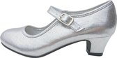Elsa schoenen zilver glossy /Spaanse Prinsessen schoenen-maat 24 (binnenmaat 16 cm) bij jurk