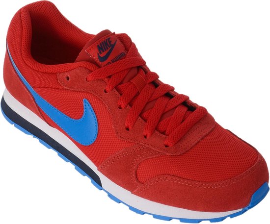 Nike MD Runner 2 (GS) Sneakers Junior Sportschoenen - Maat 37.5 - Unisex -  rood/blauw | bol.com