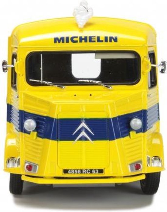 Citroen HY 1969 Michelin 1-18 Solido Geel / Blauw | bol