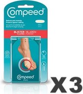 Compeed Blaren Pleisters Small 3 x 6 Stuks
