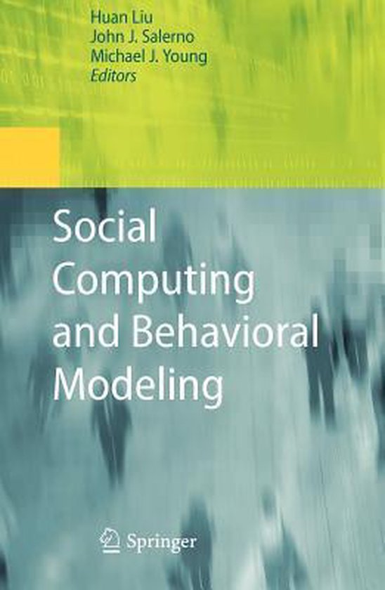 Social Computing and Behavioral Modeling - cover