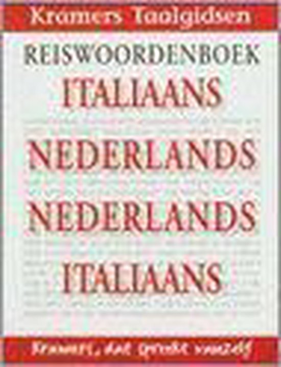 Reiswoordenboek Ital-Ned Ned-Ital - cover