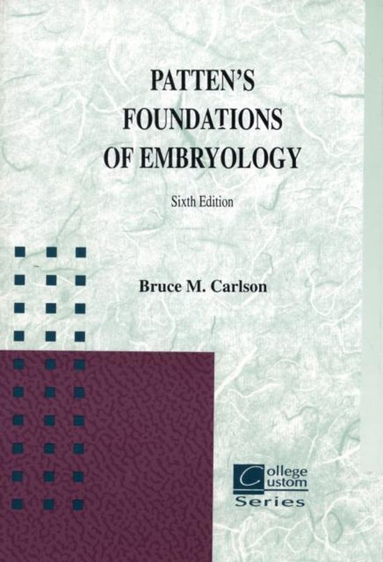 Lsc Cps1 Patten'S Foundations Of Embryology
