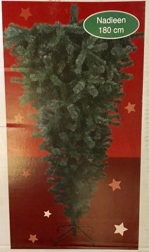 Voorstel Briljant influenza Kunstkerstboom Upside Down / ondersteboven kerstboom 180 cm "Tarrington  House" | bol.com