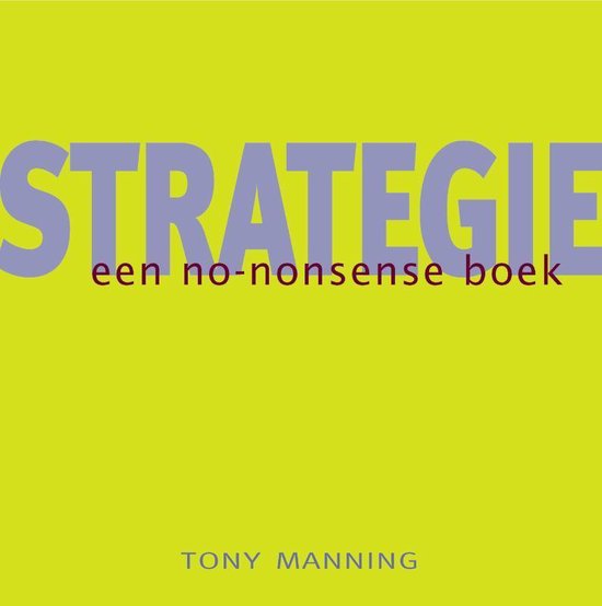 Cover van het boek 'Strategie'
