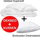 Klaas Vaak Dekbed Supersoft - 240x200 cm + Box Hoofdkussen