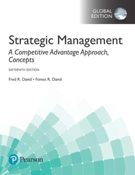 Strategic Management Concepts Global Ed - cover
