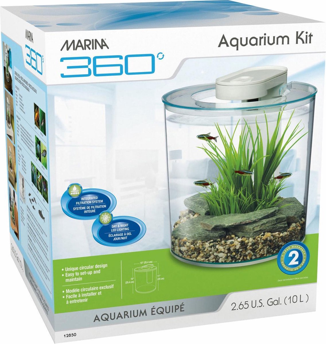 Marina Aquarium 360 10 L | bol.com