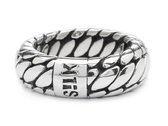 SILK Jewellery - Zilveren Ring - Bold - 353.21,5 - Maat 21,5