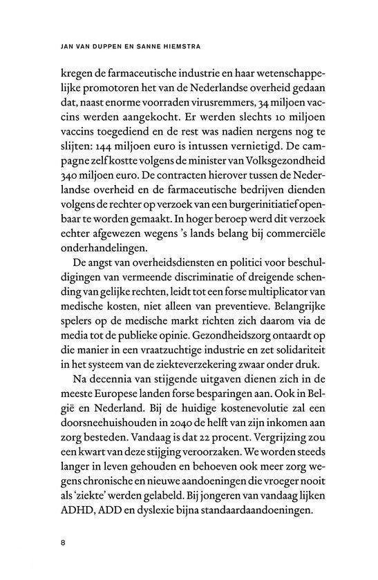 Ziek van gezondheid