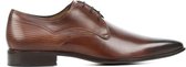 Giuseppe Maurizio Mannen Leren Veterschoenen / Herenschoenen  -1710 - Cognac - Maat 39