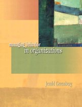 Managing Behavior in Organizations