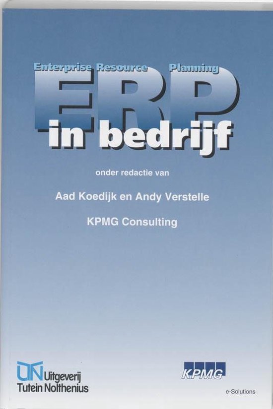 Cover van het boek 'ERP in bedrijf / druk 1' van  Onbekend