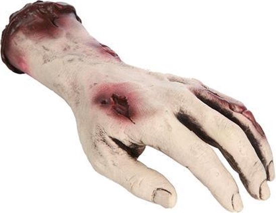 Afgehakte hand - 26cm - Halloween Fopartikel