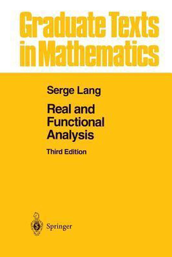 Real and Functional Analysis - cover