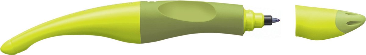 STABILO EASYoriginal - Ergonomische Rollerball - Linkshandig - Blauwe Inkt - Navulbaar - Lime/Groen