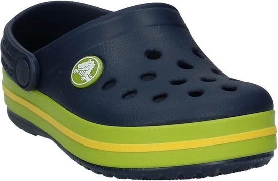 Crocs Slippers - Maat 23/24 - Unisex - blauw/groen/wit | bol.com