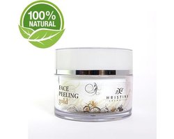 Gold Face Scrub 100% Natural Met Collageen, Elastine & Vitamine E - 100ml
