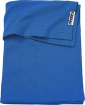 Meyco Knit basic wiegdeken - 75x100 cm - Bright blue