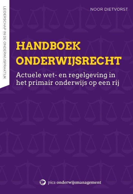 Handboek onderwijsrecht - Noor Dietvorst | Nextbestfoodprocessors.com
