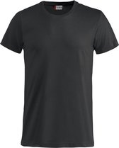 Basic-T bodyfit T-shirt 145 gr/m2 zwart xxl