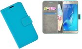 Turquoise Luxe Bookcase Wallet hoesje voor Samsung Galaxy J5 2017