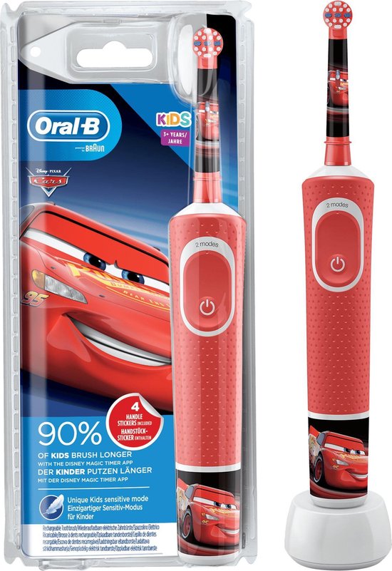 Samenpersen Annoteren venijn Oral-B Kids Elektrische Tandenborstel - Cars - Powered By Braun | bol.com
