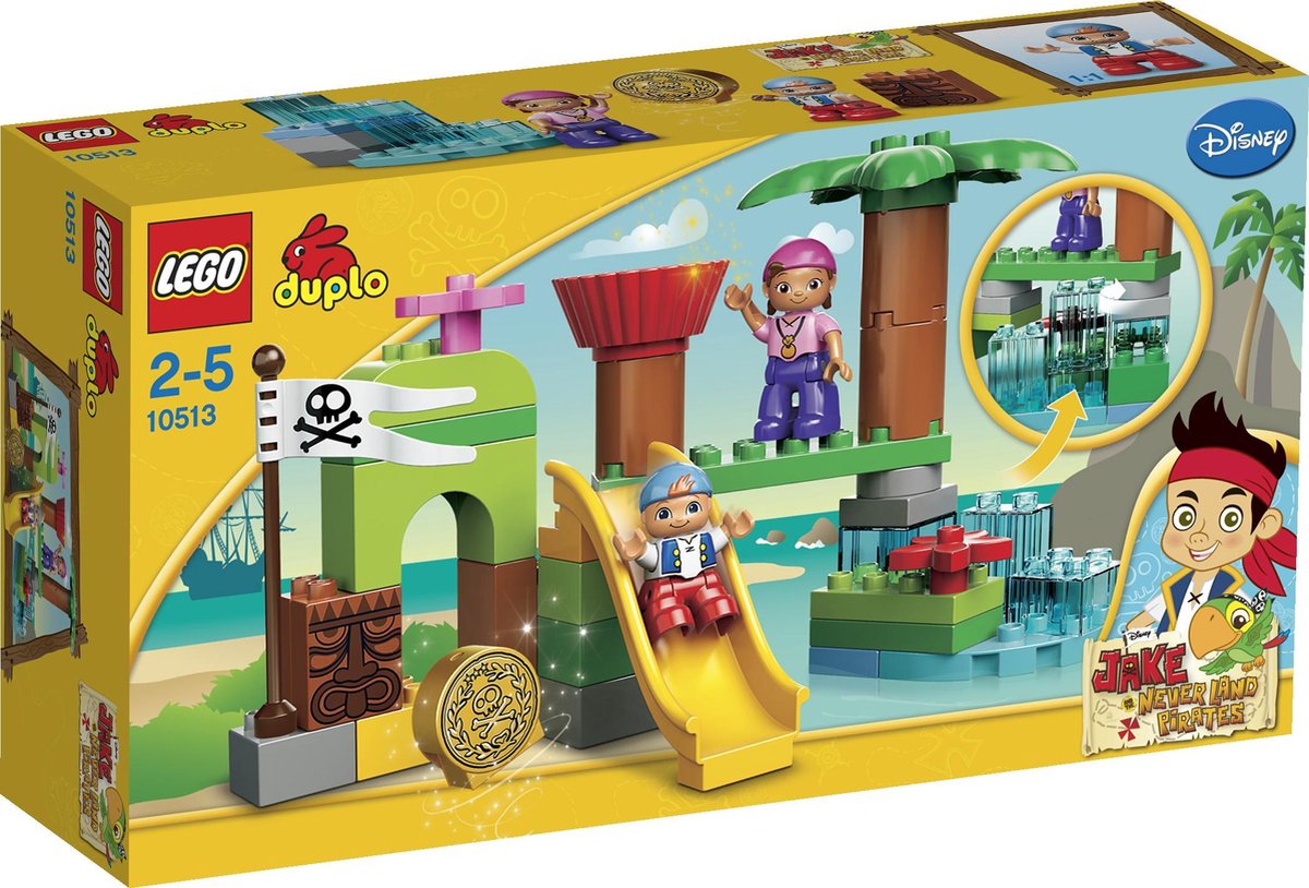 atleet verkoper niets LEGO DUPLO Jake en de Nooitgedachtland Piraten Nooitgedachtland  Schuilplaats - 10513 | bol.com